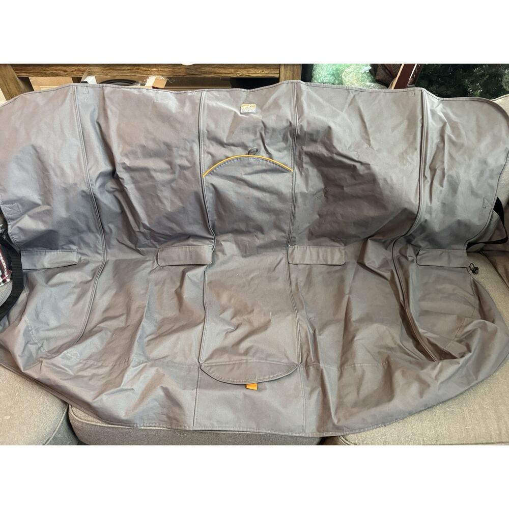 Kurgo 63” Extended Bench Seat Cover Heather Gray Waterproof Dog Car Protector - Picture 4 of 10